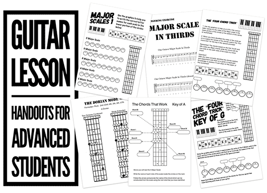 printed PDF handouts for teaching advanced players to progress