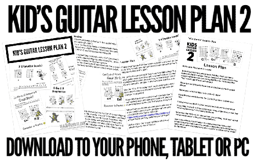  Guitar lessons with resources for kids