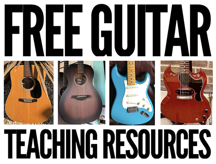 free guitar lesson plans and teaching resources
