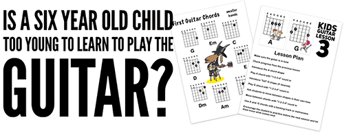can a six year old child learn to play guitar?