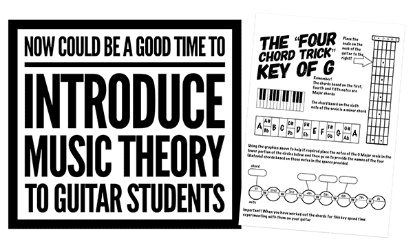 When to introduce music theory to guitar students