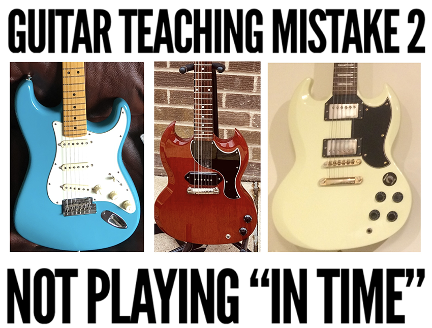 teaching too much is a common mistake made by guitar teachers