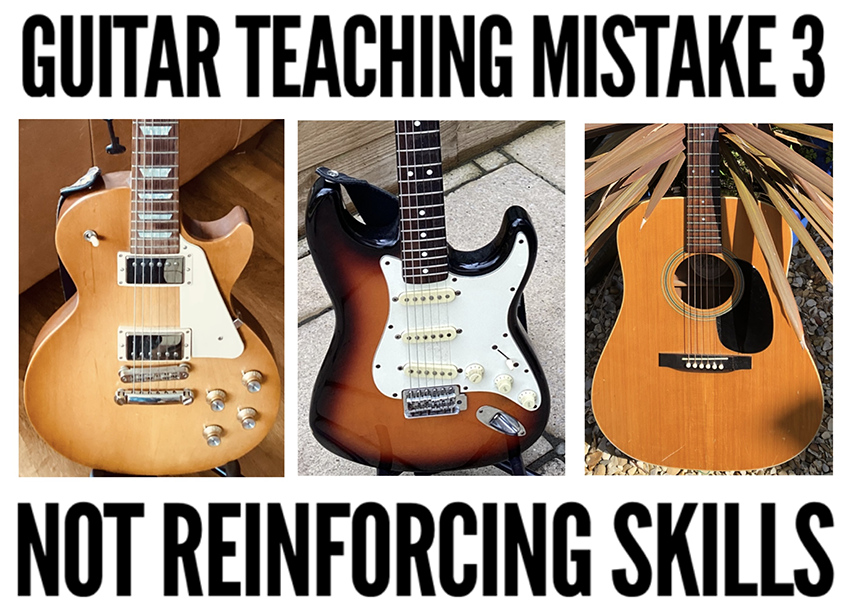 teaching too much is a common mistake made by guitar teachers