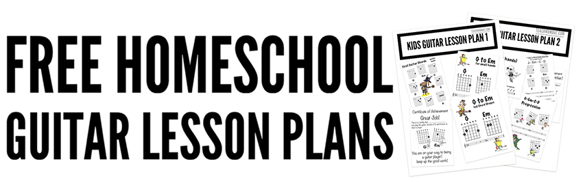homeschooling guitar lesson plans