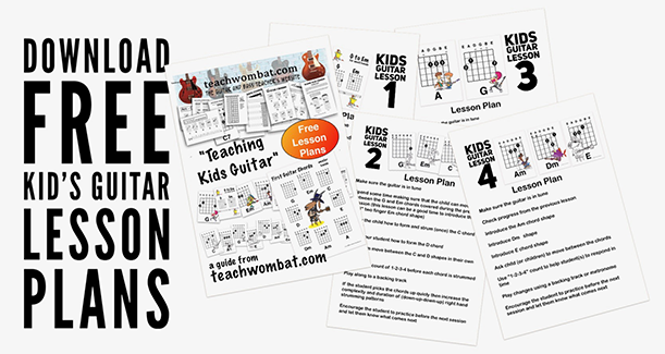 lesson plans for teaching kids to play guitar