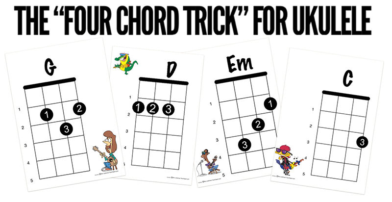 the four chord trick for ukulele