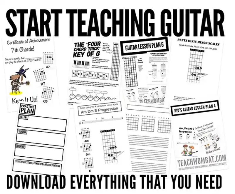 How to teach guitar