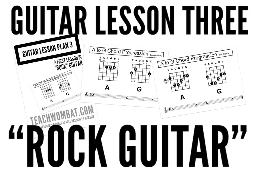 how to teach guitar lessons to beginner and intermediate level players
