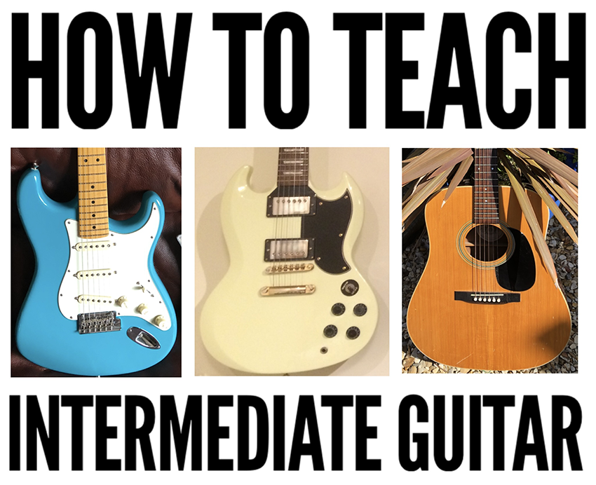How to teach intermediate level guitar players