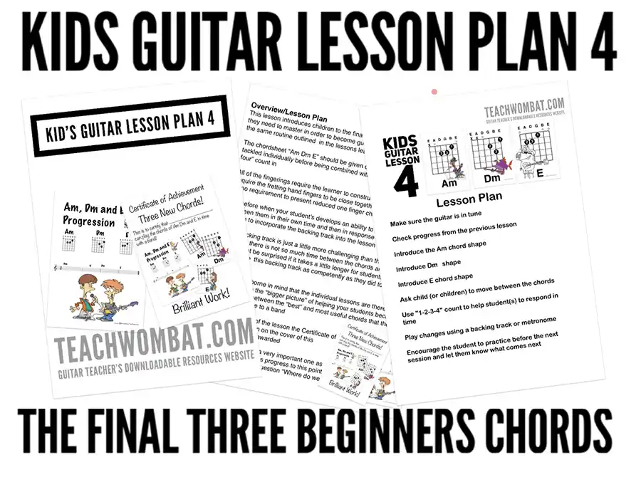  best chords for teaching children to play guitar
