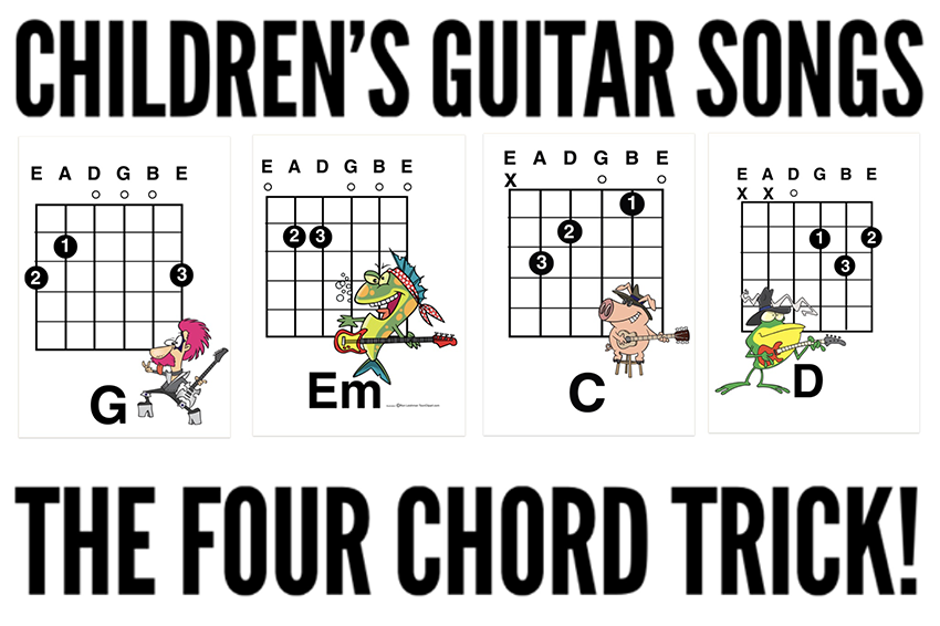 Easy Guitar Songs and Chords For Children