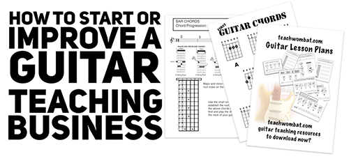 How to teach guitar