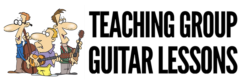 teaching groups of kids to play guitar