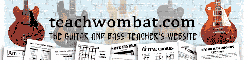 guitar and bass teachers website